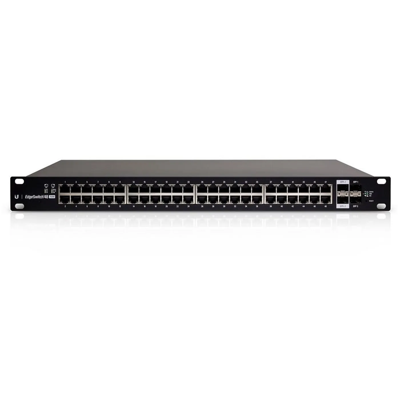 [021025] [ES-48-500W] Ubiquiti - Switch EdgeMAX Administrable de 48 Puertos Gibabit PoE+/PoE Pasivo 24V + 2 Puertos SFP + 2 Puertos SFP+ 500W