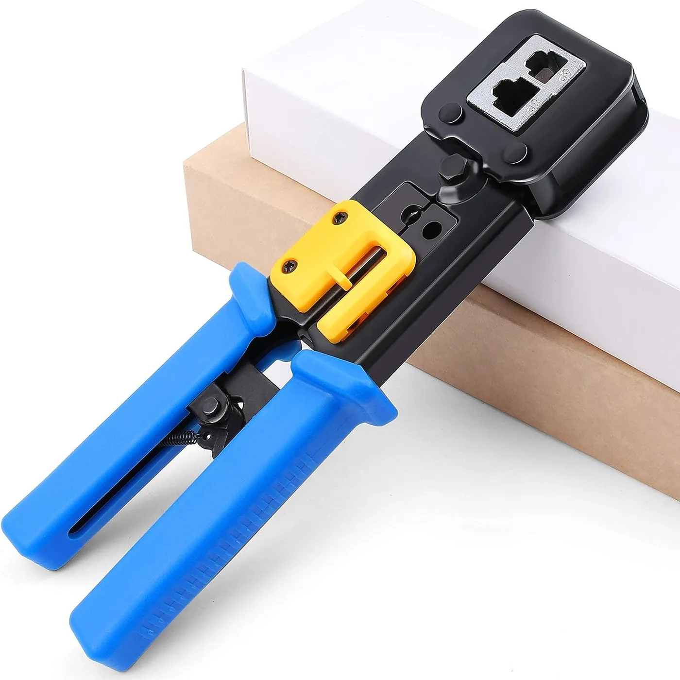 [020954] [CRI-PASS-RJ45/11/12] Yangoutool - Herramienta Crimpeador de Paso Regular y Final RJ45/RJ11/RJ12