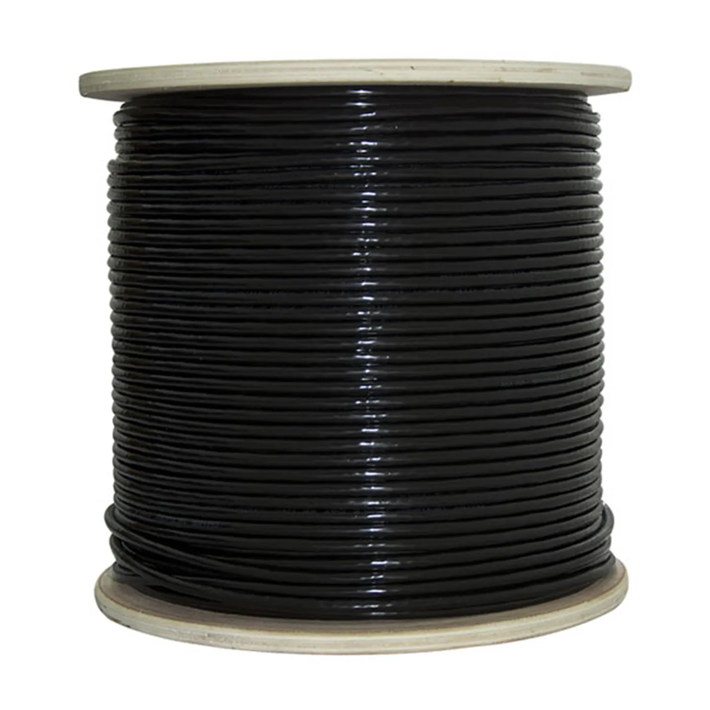 [020972] [ATO-CUC6OUTCOP1] Beconnect - Cable UTP CAT6 (Categoria 6) 100% Cobre Exterior (Negro) [Bobina 100 Metros]