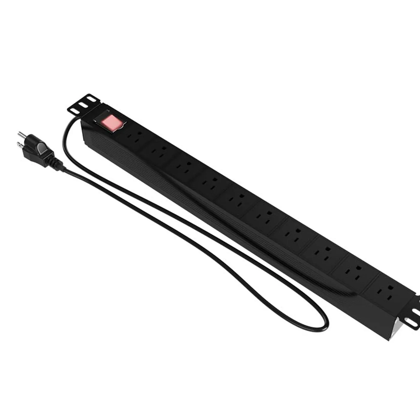 [020987] [AW222NXT81] Nexxt - Regleta Horizontal para Montaje en Bastidor 9 Tomas 125V 15Amp