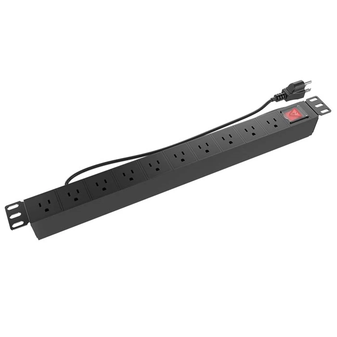 [020987] [AW222NXT81] Nexxt - Regleta Horizontal para Montaje en Bastidor 9 Tomas 125V 15Amp