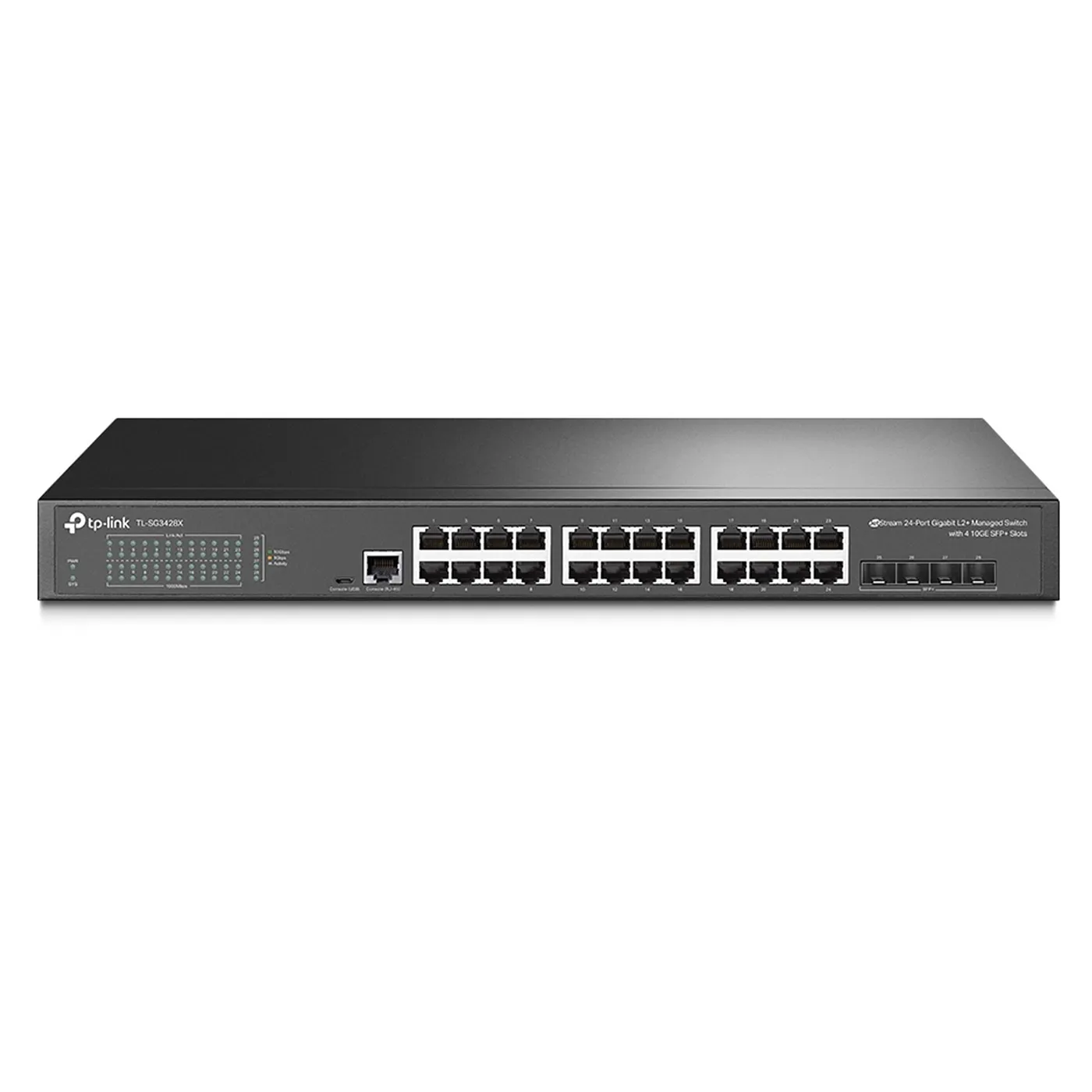 [021058] [TL-SG3428X] TP-Link - Switch Administrable 24 Puertos Gigabit L2+ con 4 Ranuras 10GE SFP+