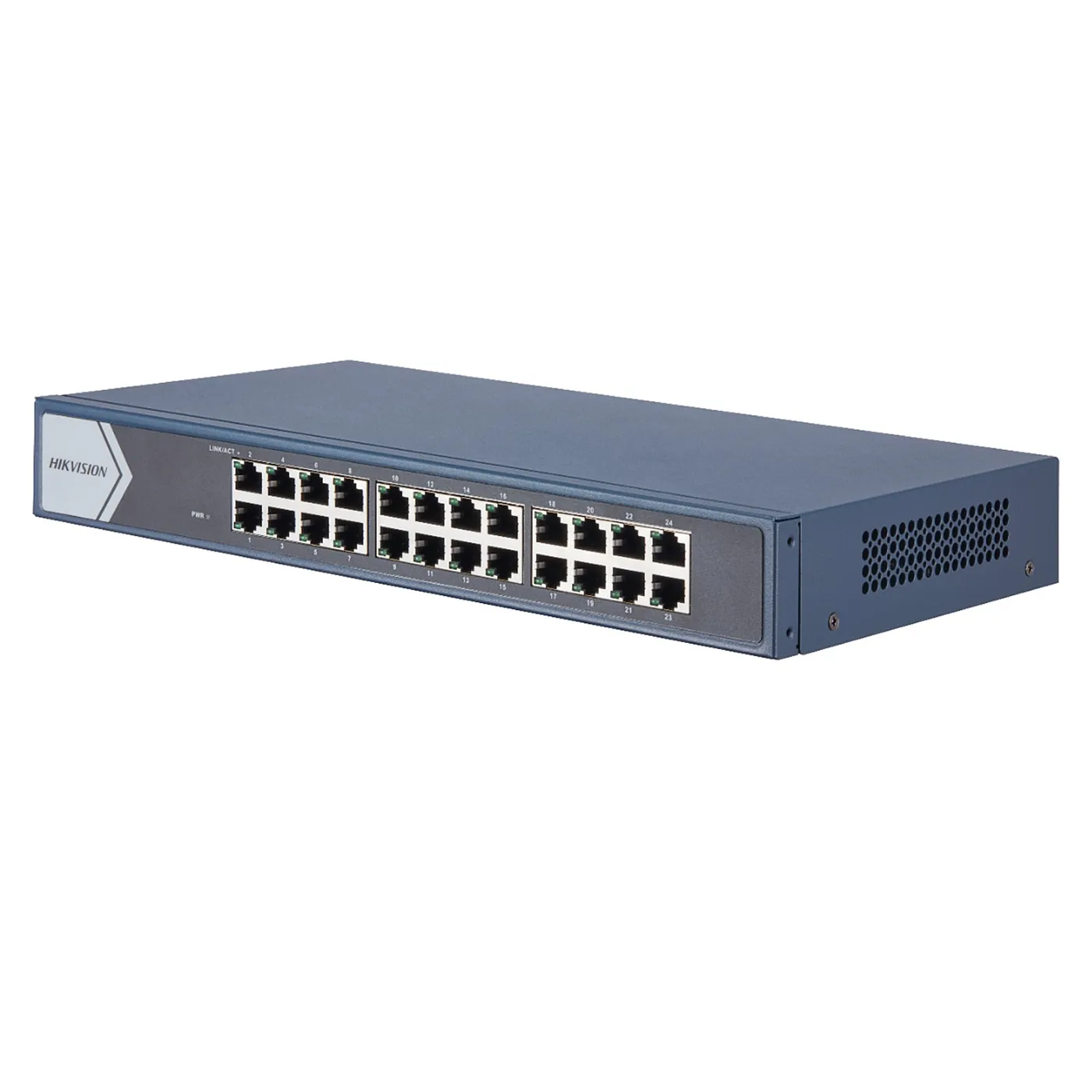 [021080] [DS-3E0524-E(B)] Hikvision - Switch de Escritorio de 24 Puertos a 10/100/1000 Mbps