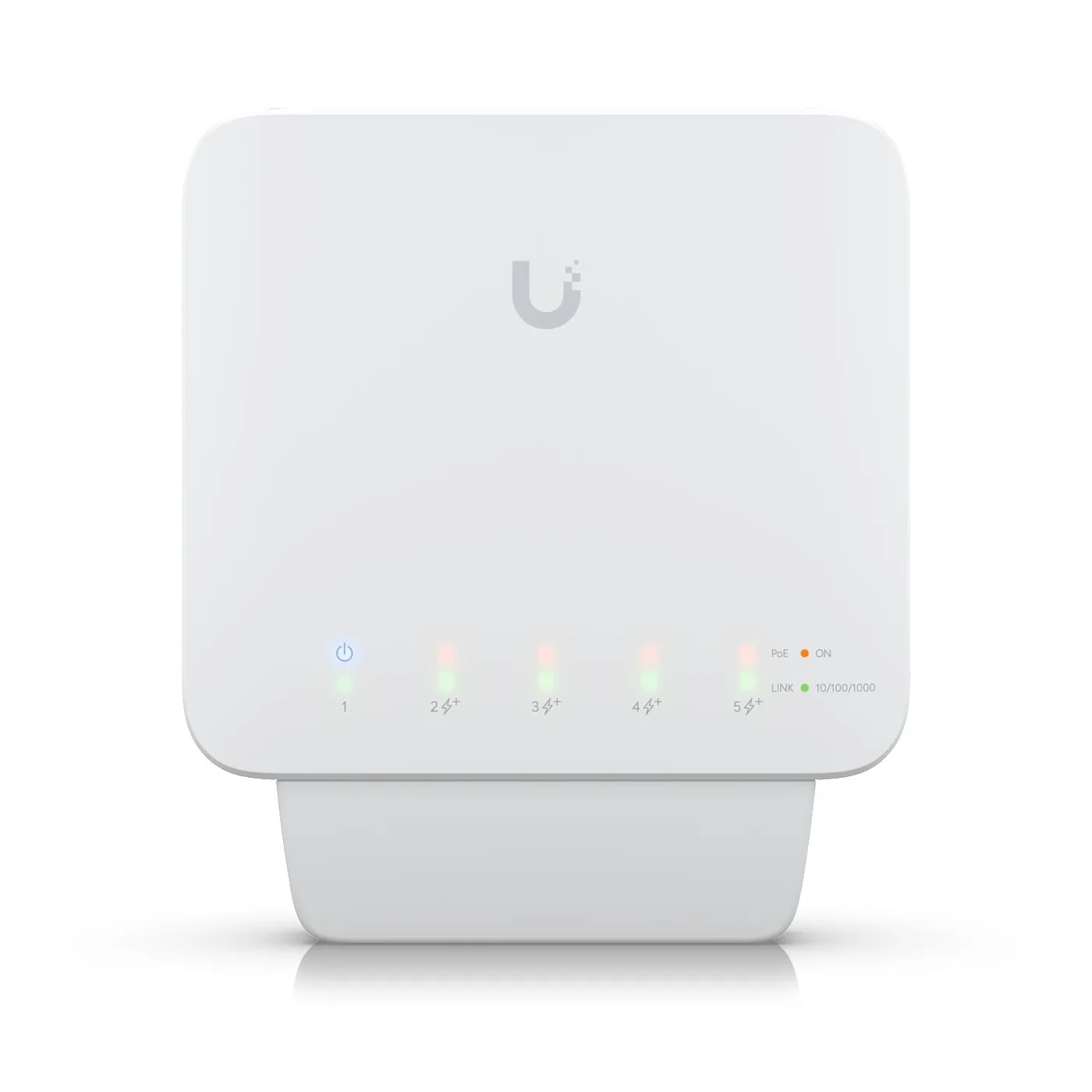 [021051] [USW-FLEX] Ubiquiti - Switch GigaBit PoE de 5 Puertos para Interiores / Exteriores con Soporte de Alimentación de Entrada 802,3bt