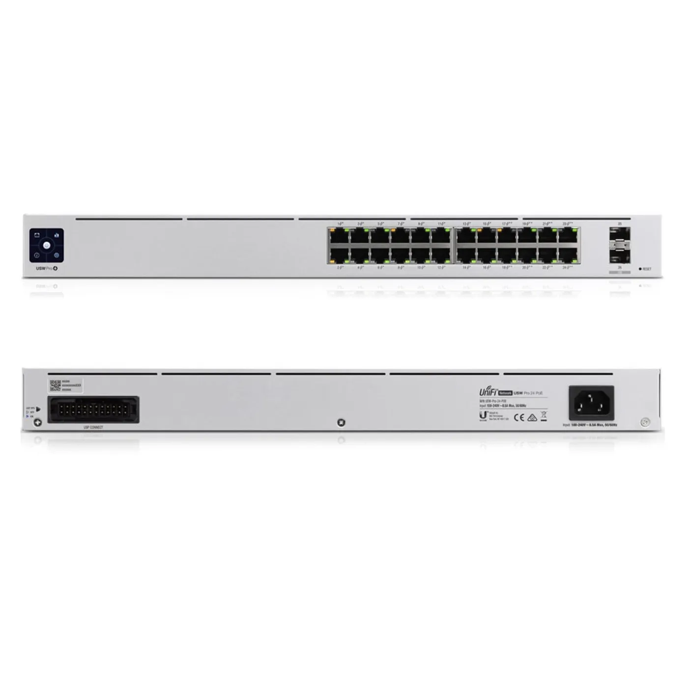 [021053] [USW-PRO-24-POE] Ubiquiti - Switch UnifFi Capa 3 Gigabit de 24 Puertos PoE 802,3at/bt + 2 Puertos 1/10G SFP