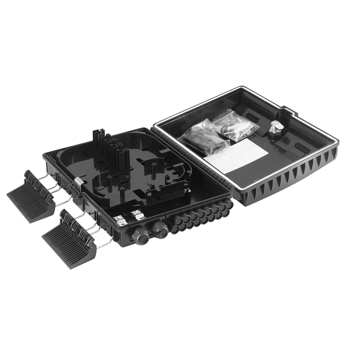 [021206] [ATB-CAJANAP16] Beconnect - Caja de Distribucion NAP [Vacia] FTTH  para exteriores 16 hilos Fibra Optica 