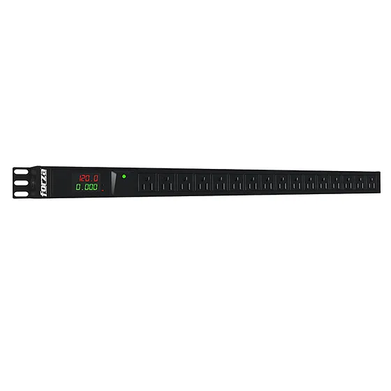 [021231] [FPD-1611M0U] Forza - Regleta Inteligente PDU para RackMedible 1800W, 16 tomas, 1U, 110V