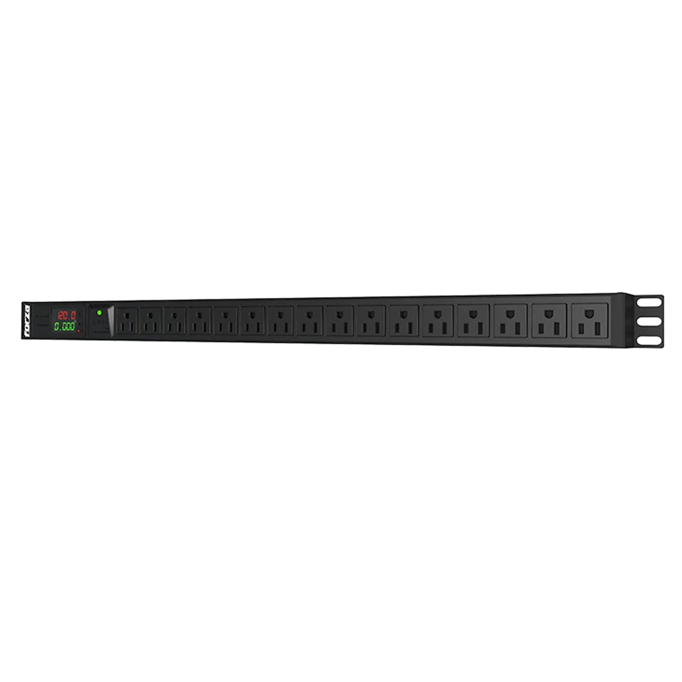 [021231] [FPD-1611M0U] Forza - Regleta Inteligente PDU para RackMedible 1800W, 16 tomas, 1U, 110V
