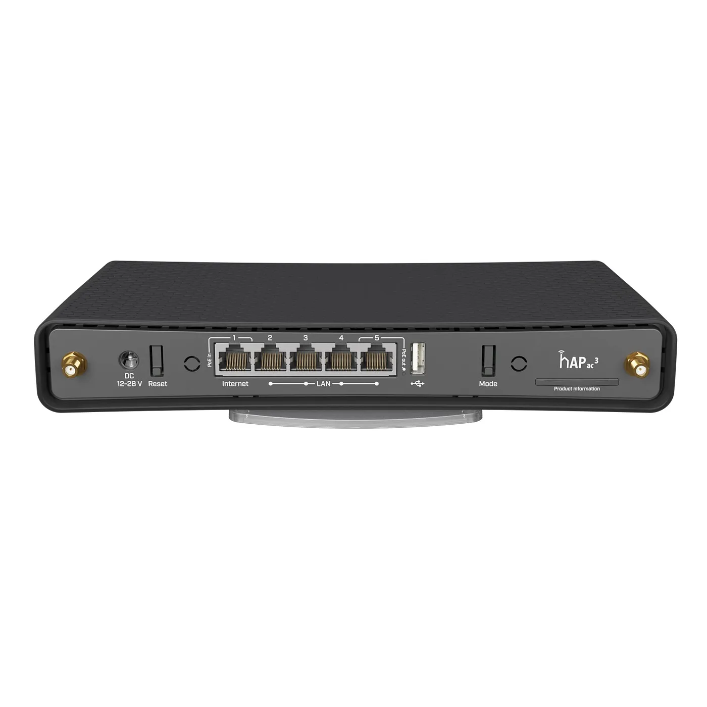 [021251] [RBD53iG-5HacD2HnD] Mikrotik - (hAP ac3) Router Inalámbrico de Doble Banda con 5 Puertos Gigabit Ethernet y Antenas Externas de Alta Ganancia