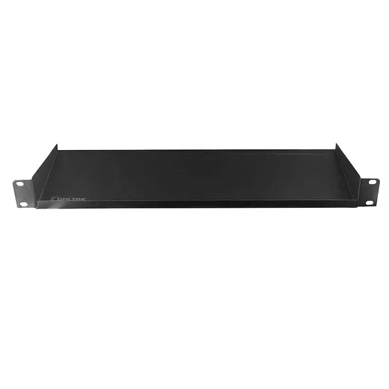 [021124] [B-19x7-1U-L] Onlink - Bandeja 19" Lisa 19x7 [1U] para Montaje en Rack [Negro]