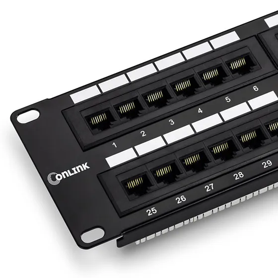 [021149] [PN-UTP5E48] Onlink - Patch Panel 48 Puertos 19" 2U CAT5e (Categoria 5e)
