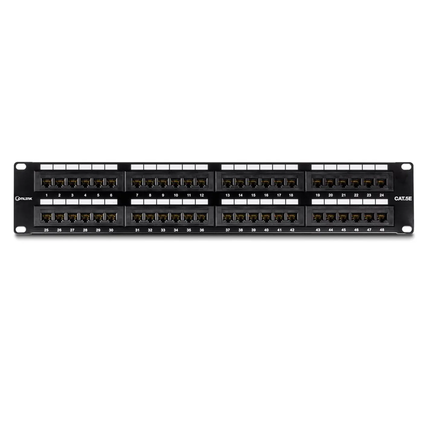 [021149] [PN-UTP5E48] Onlink - Patch Panel 48 Puertos 19" 2U CAT5e (Categoria 5e)