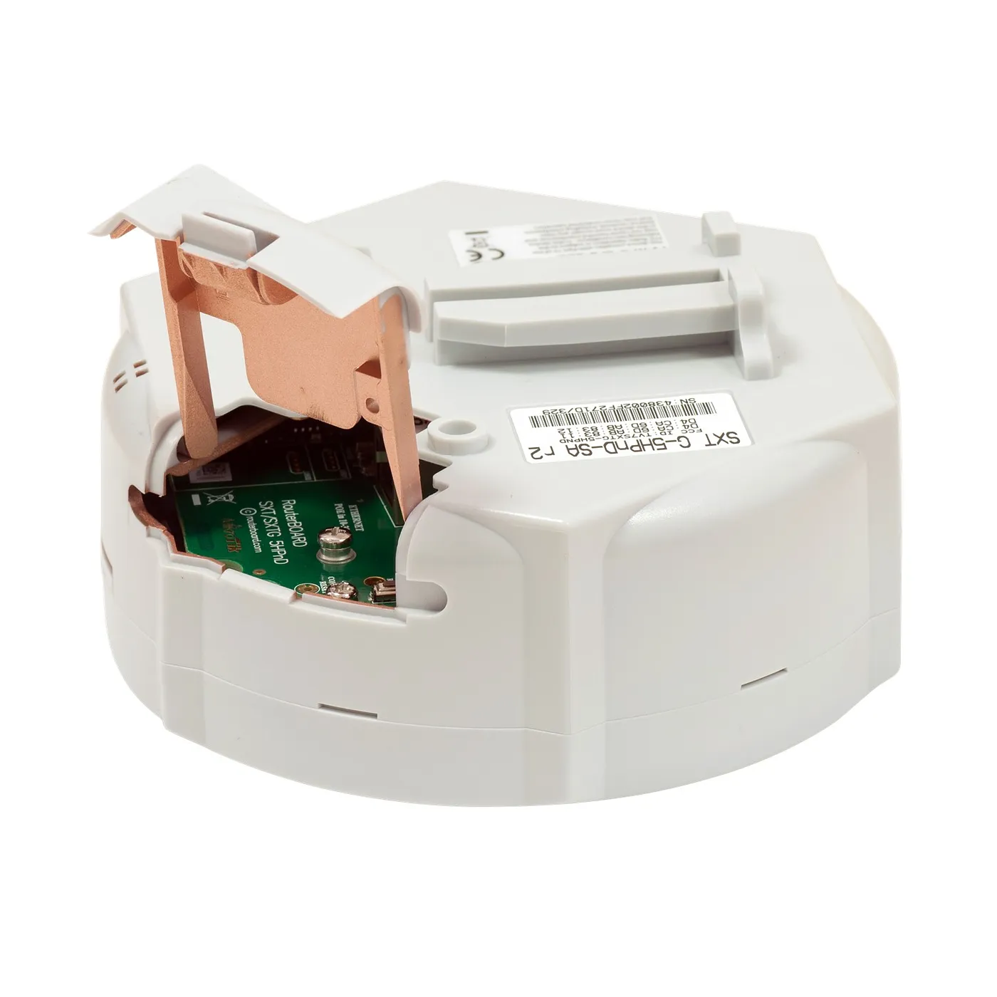 [021288] [RBSXTG-5HPnD-SAr2] Mikrotik - (SXT SA5) Punto de Acceso en 5GHz 802.11 a/n Antena Integrada de 14dBi hasta 1000mW de Potencia