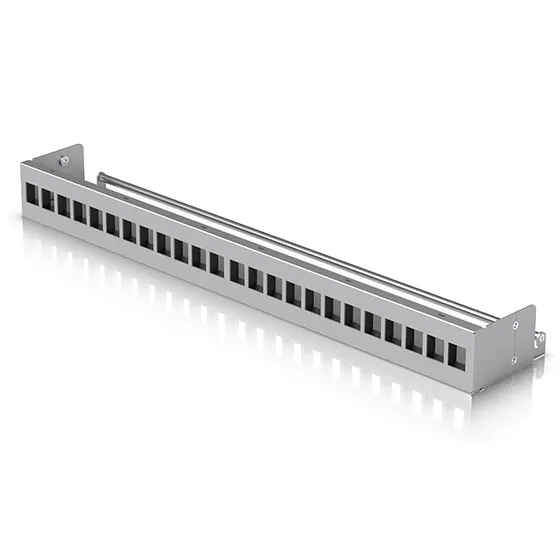 [021335] [UACC-Rack-Panel-Patch-Blank-24] Ubiquiti - Patch Panel sin couplers para montaje en rack de 24 Puertos