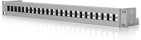 [021335] [UACC-Rack-Panel-Patch-Blank-24] Ubiquiti - Patch Panel sin couplers para montaje en rack de 24 Puertos