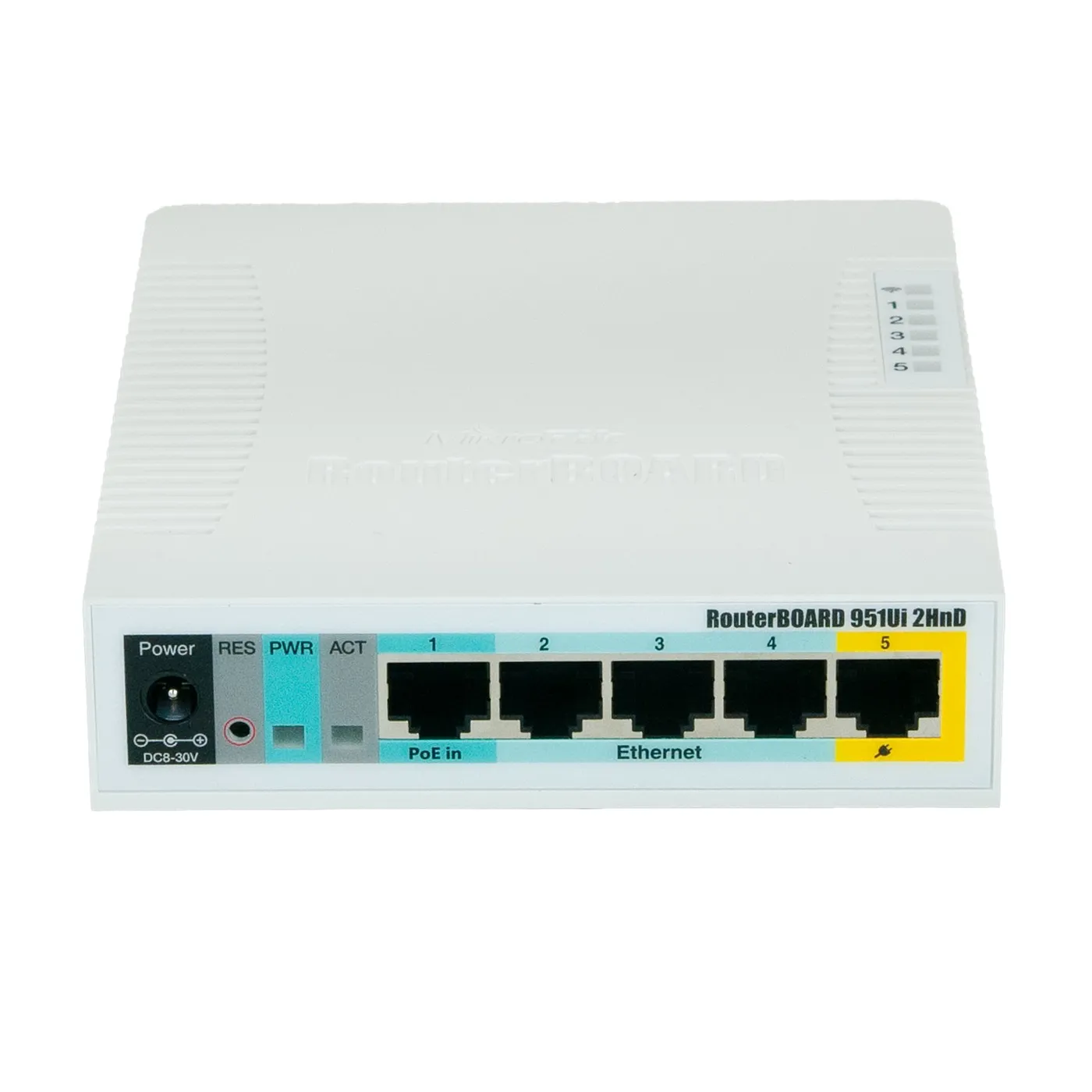 [021262] [RB951Ui-2HnD] Mikrotik - RouterBoard  5 Puertos Fast 1 Puerto USB WiFi 2.4 GHz 5 Puertos Fast 1 Puerto USB WiFi 2.4 GHz
