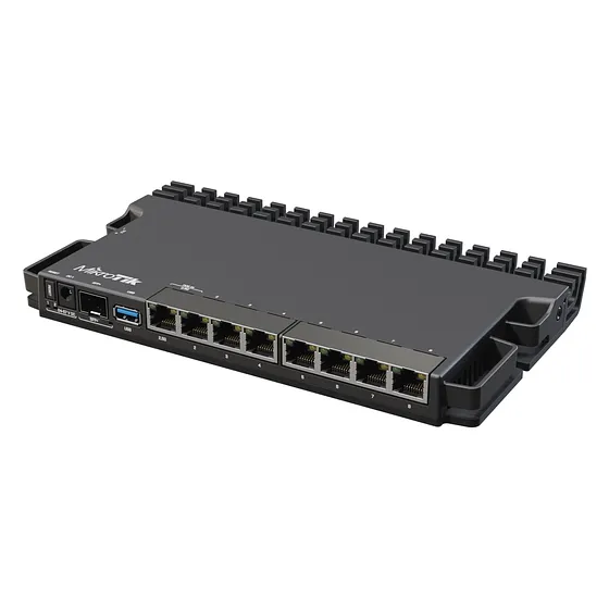 [021266] [RB5009UG+S+IN] Mikrotik - RouterBoard CPU 4 Núcleos 8 Puertos Gigabit 1 SFP+ solo RouterOS v7