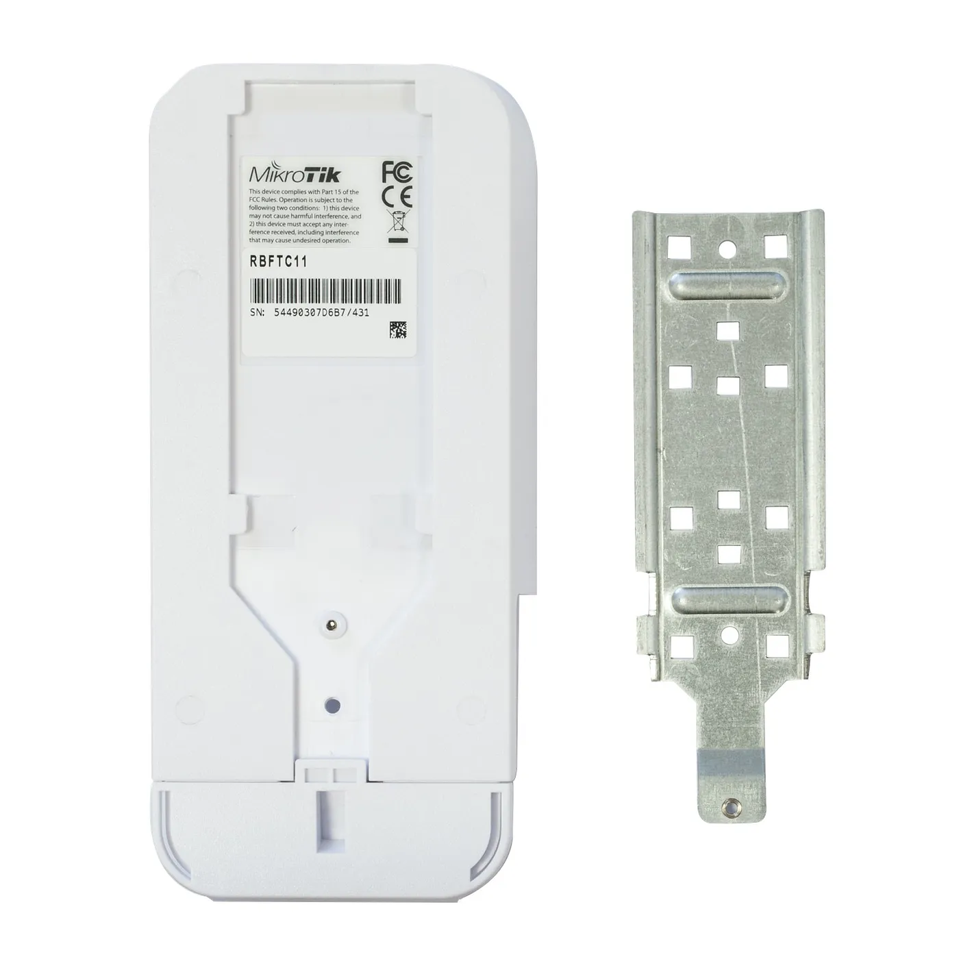[021270] [RBFTC11] Mikrotik - Convertidor de Medios SFP a RJ45 PoE/PoE+ para Exterior