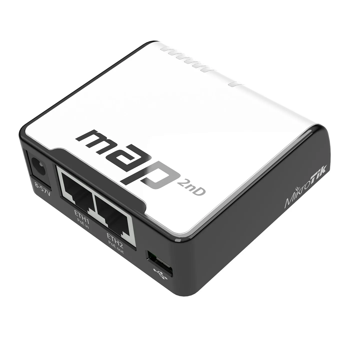 [021271] [RBmAP2nD] Mikrotik - (mAP) 2 Puertos Fast Ethernet 1 Puerto MicroUSB WiFi 2.4 GHz 802.11 b/g/n