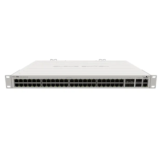[021283] [CRS354-48G-4S+2Q+RM] Mikrotik - Cloud Router Switch 48 Puertos Gigabit Ethernet 4 Puertos SFP+ 10G 2 Puertos QSFP+ 40G Montaje en Rack