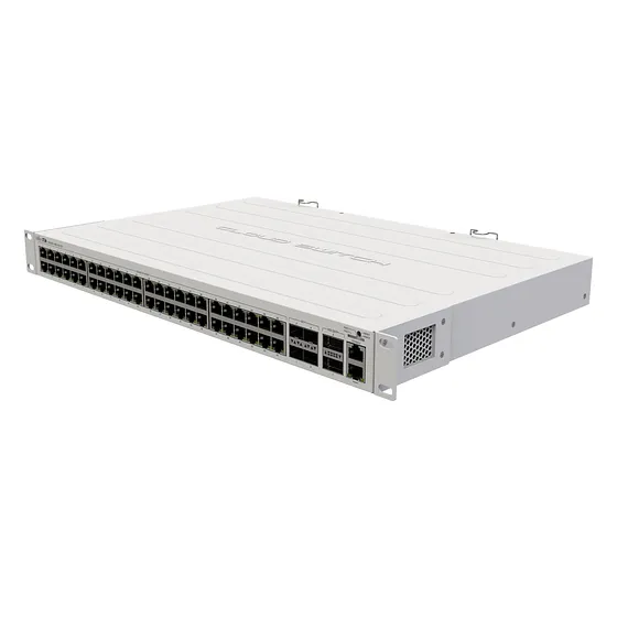 [021283] [CRS354-48G-4S+2Q+RM] Mikrotik - Cloud Router Switch 48 Puertos Gigabit Ethernet 4 Puertos SFP+ 10G 2 Puertos QSFP+ 40G Montaje en Rack