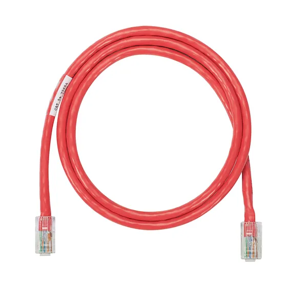 [021362] [NK5EPC3RDY] Panduit - Patch Cord UTP CAT5e (Categoria 5e) Rojo 24 AWG  [3ft/0,9M] [Unidad]