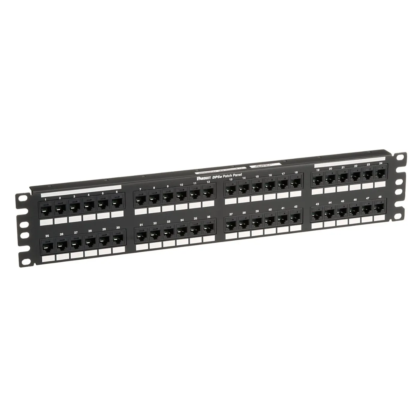 [021365] [DP485E88TGY] Panduit - Patch Panel Modular Recto Blindado 2RU de 48 Puertos Mini-Com