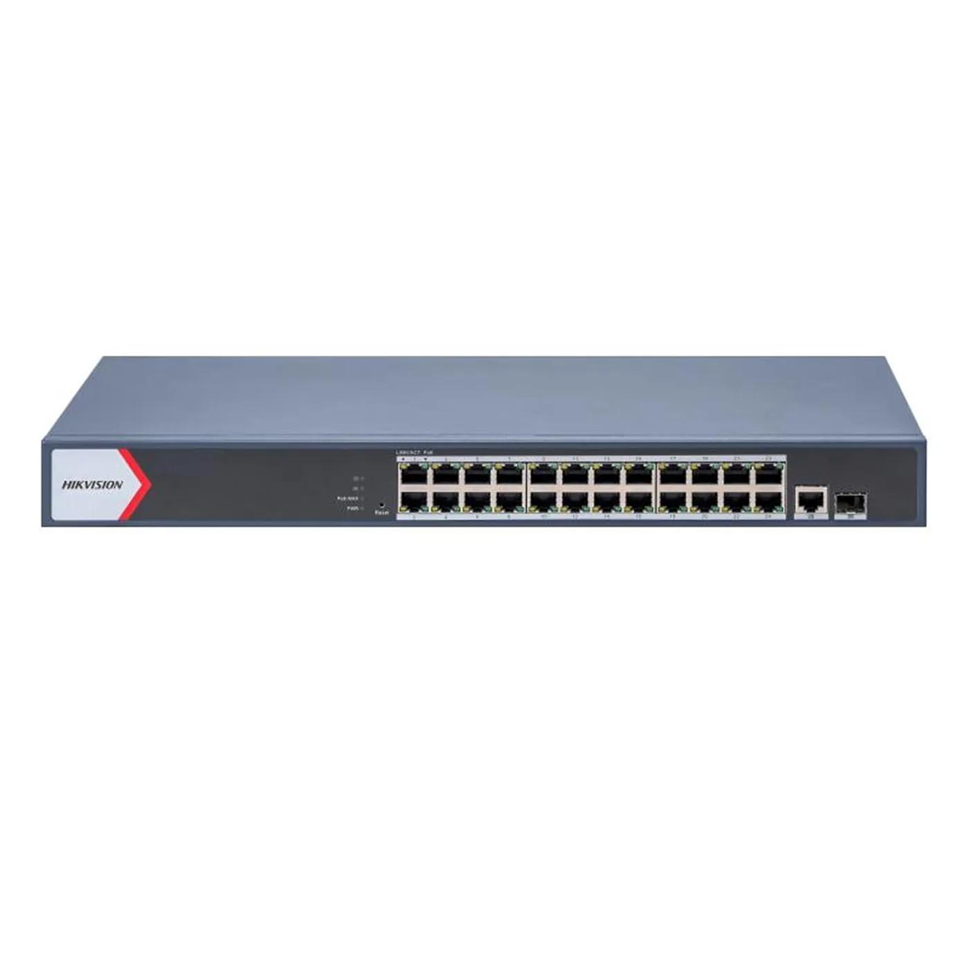 [021349] [DS-3E1526P-EI/M] Hikvision - Switch Gigabit Administrable POE 24 Puertos a 10/100/1000 Mbps + 1 Puerto Gigabit + 1 Puerto SFP