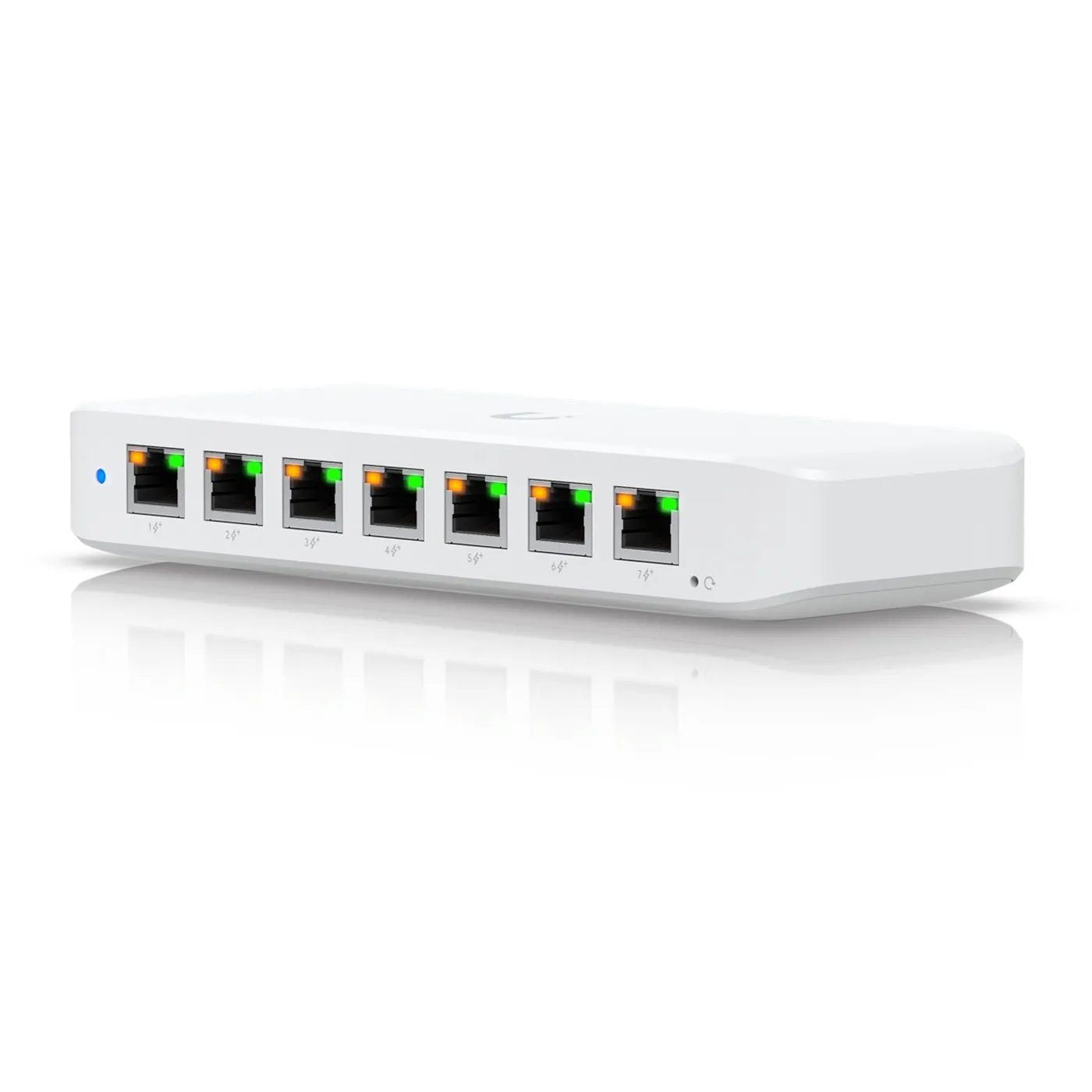 [021484] [USW-Ultra-60W] Ubiquiti - UniFi Switch Ultra 60W Administrable 8 Puertos GbE (1) Puerto POE++ IN opcional y (7) Puertos POE+ Incluye Fuente AC hasta 62W para POE