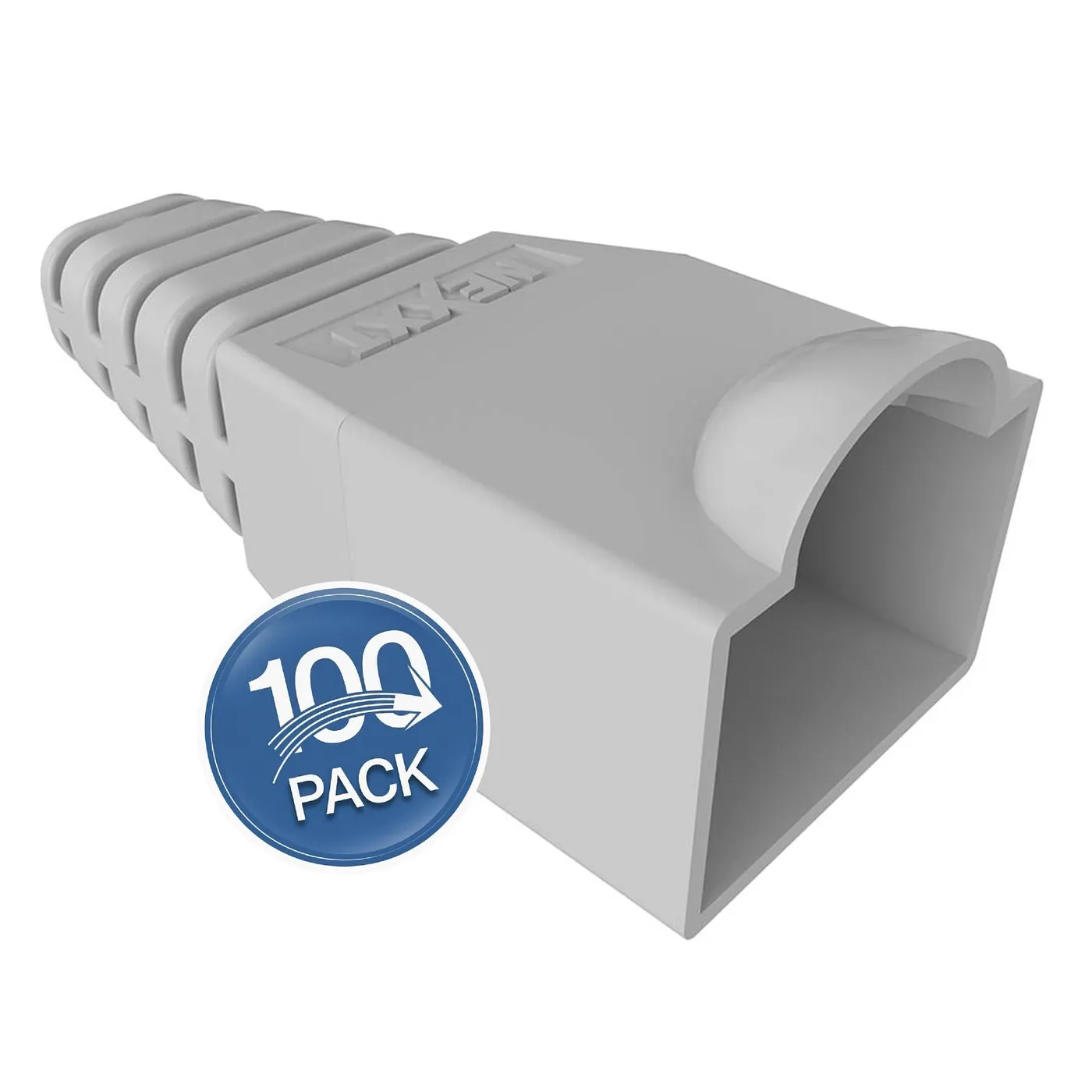 [021511] [AW103NXT01] Nexxt - Botas Protectoras RJ45 Gris [100 Unidades]