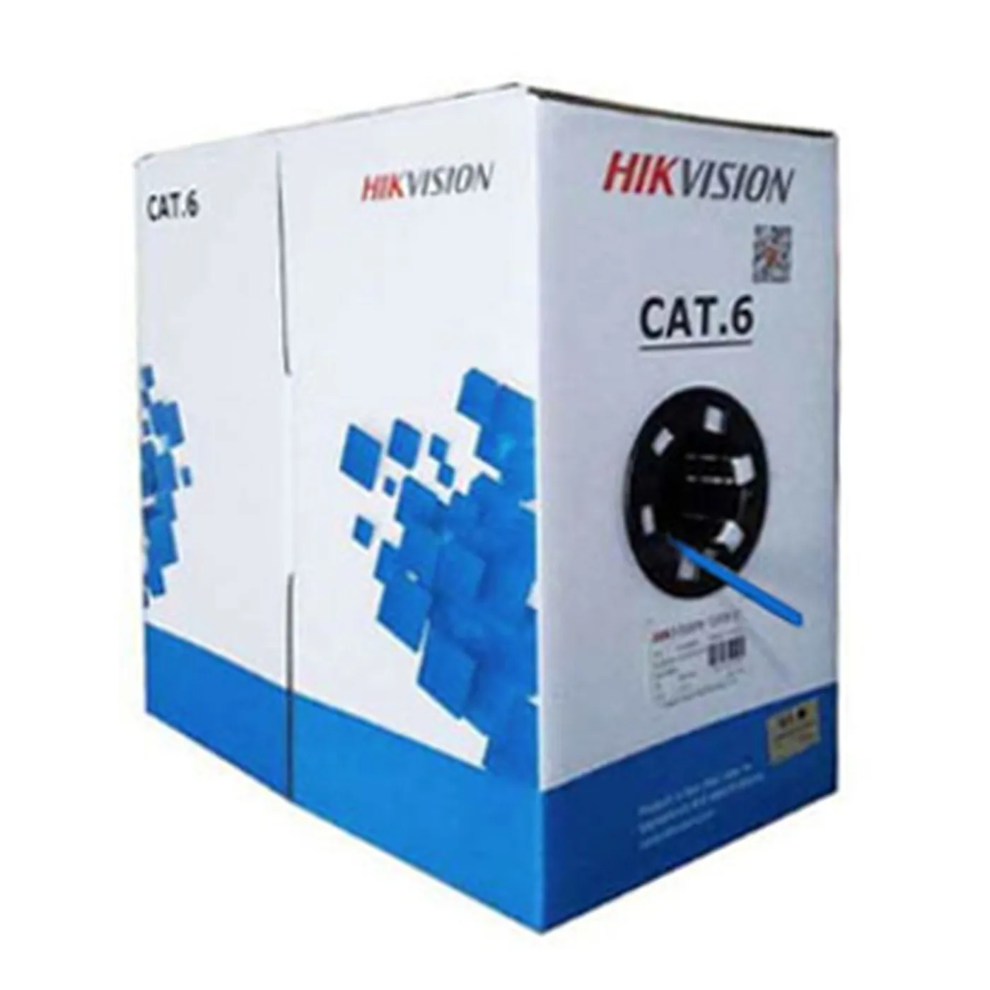[021454] [DS-1LN6-UE-W(O-STD) blue 305m] Hikvision - Cable UTP CAT6 (Categoria 6) 100% Cobre Interior (Azul) [Caja 305 Metros]