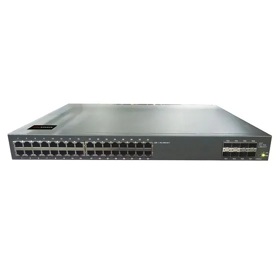 [021610] [DS-3E3740(O-STD)] Hikvision - Switch Core Gigabit Administrable Capa 3 32 Puertos 1000 Mbps 8 Puertos SFP+ 10 G de Uplink IGMP VLAN GRMP