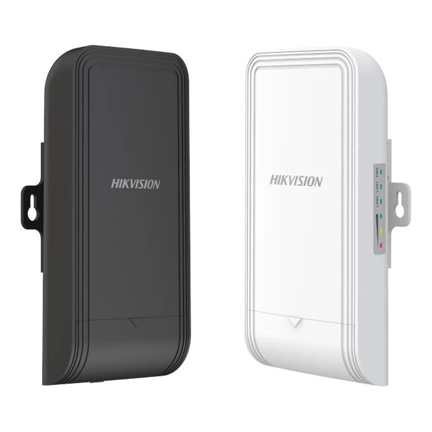 [021614] [DS-3WF0BC-2NT] Hikvision - Kit Completo (Transmisor - Receptor) para Enlace PTP en 2.4 GHz Aplicación para Elevadores Antena Integrada de 7 dBi 2 x 2 MIMO Autoajuste de Potencia 200 Metros de Distancia