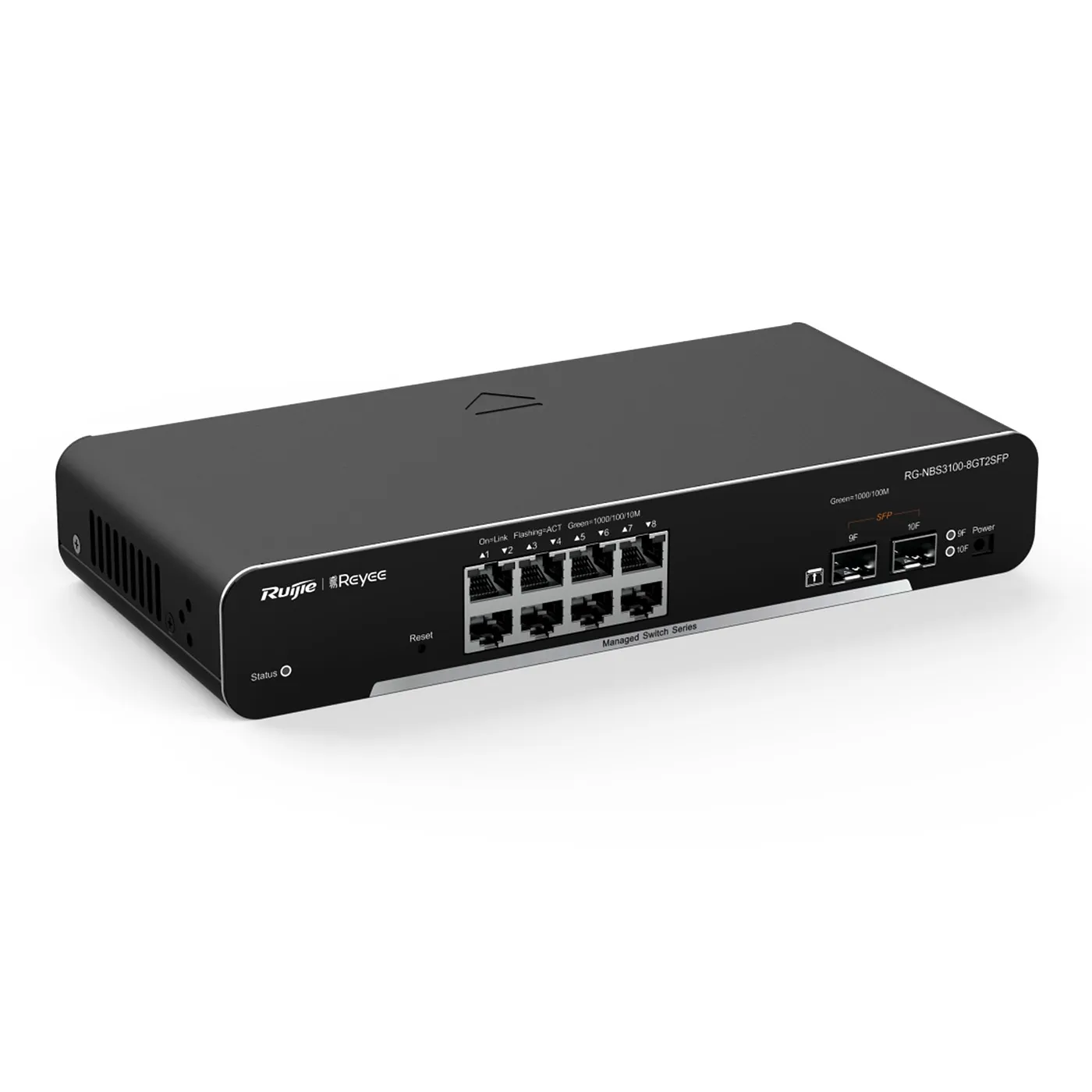 [021633] [RG-NBS3100-8GT2SFP] Ruijie/Reyee - SMB Switch Administrable L2 con 8 Puertos Gigabit + 2 SFP 1Gb