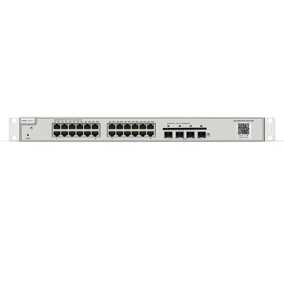 [021636] [RG-NBS3200-24GT4XS] Ruijie/Reyee - SMB Switch Administrable L2+ Plus Rackeable 24 Puertos Gigabit 4 Puertos SFP+ para Fibra 10Gb