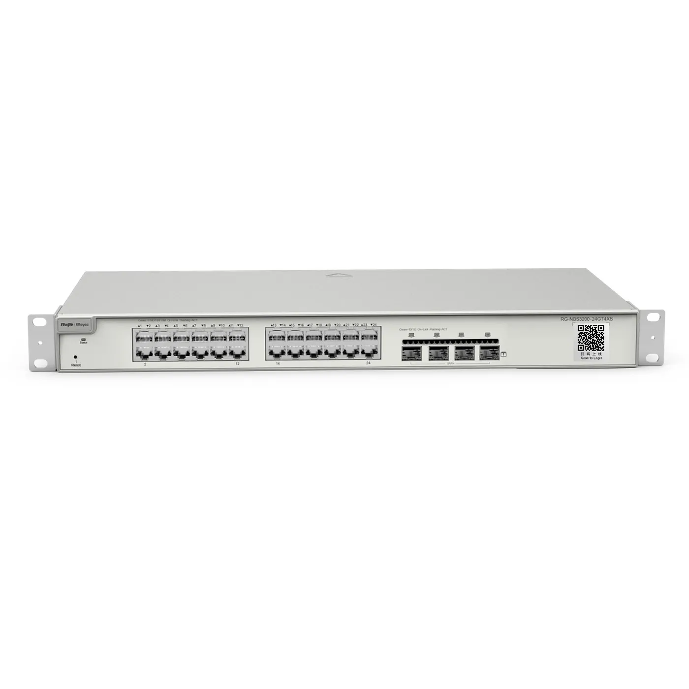 [021636] [RG-NBS3200-24GT4XS] Ruijie/Reyee - SMB Switch Administrable L2+ Plus Rackeable 24 Puertos Gigabit 4 Puertos SFP+ para Fibra 10Gb