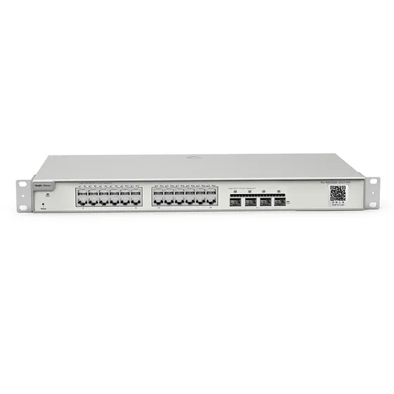 [021636] [RG-NBS3200-24GT4XS] Ruijie/Reyee - SMB Switch Administrable L2+ Plus Rackeable 24 Puertos Gigabit 4 Puertos SFP+ para Fibra 10Gb