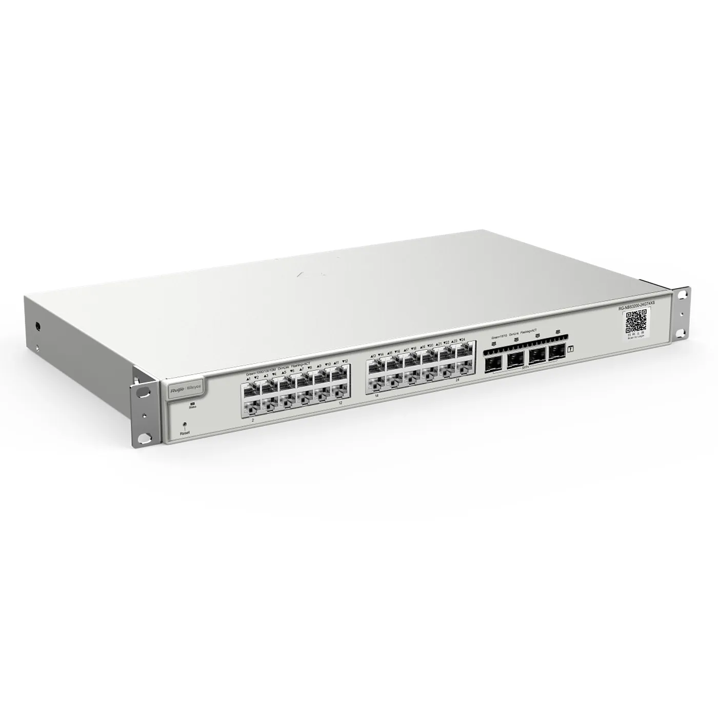 [021636] [RG-NBS3200-24GT4XS] Ruijie/Reyee - SMB Switch Administrable L2+ Plus Rackeable 24 Puertos Gigabit 4 Puertos SFP+ para Fibra 10Gb