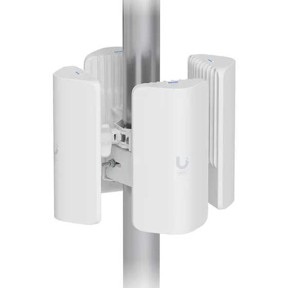 [021567] [UACC-WAVE-AP-MICRO-MOUNT] Ubiquiti - Soporte de Poste Admite hasta 4 Wave AP Micros para una Difusión Completa a 360