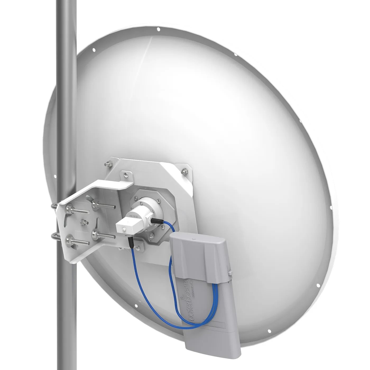 [021576] [MTAD-5G-30D3-4STD] Mikrotik - (mANT30 PA) Antena Direccional 4.7 - 5.8 GHz 30dBi de Ganancia Conector SMA Hembra con Montaje de Alineación de Precisión