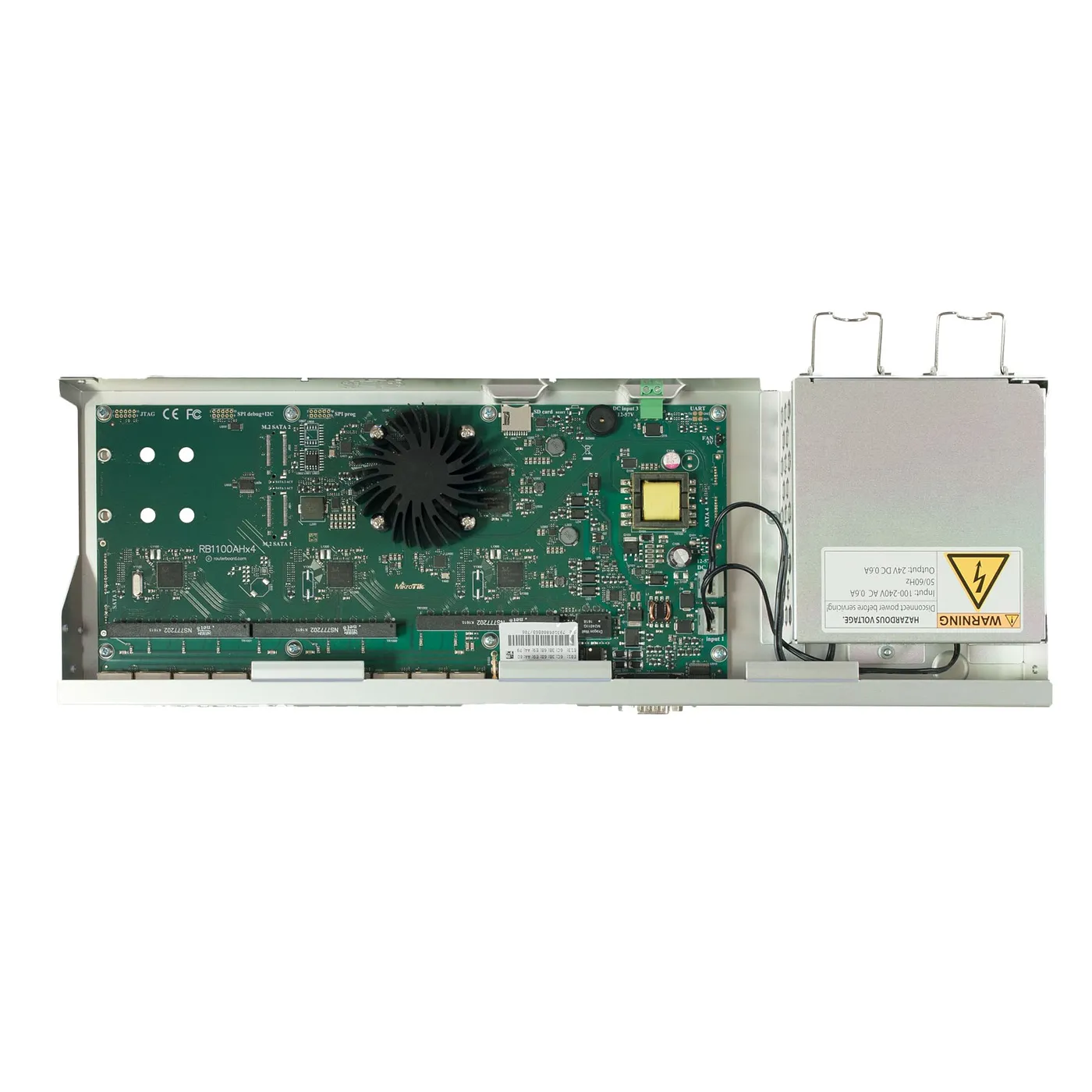 [021587] [RB1100x4] Mikrotik - RouterBoard 1100 CPU 4 Núcleos 13 Puertos Gigabit Ethernet 1 GB Memoria Licencia Nivel 6