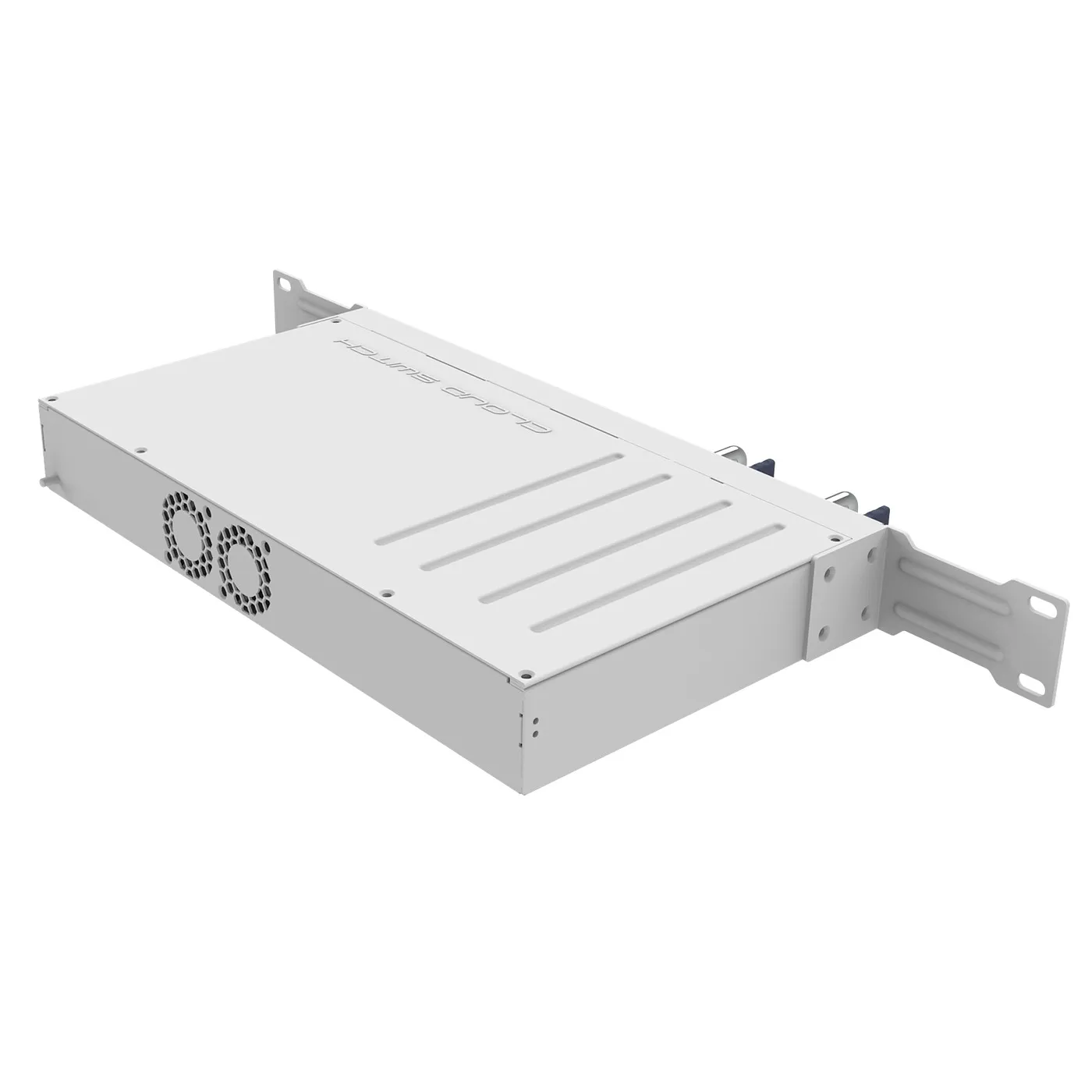 [021590] [CRS504-4XQ-IN] Mikrotik - Cloud Router Switch 4 Puertos QSFP28 de 100 Gigabit PoE en 802.3 bt (25W sin accesorios) RouterOS (solo v7)