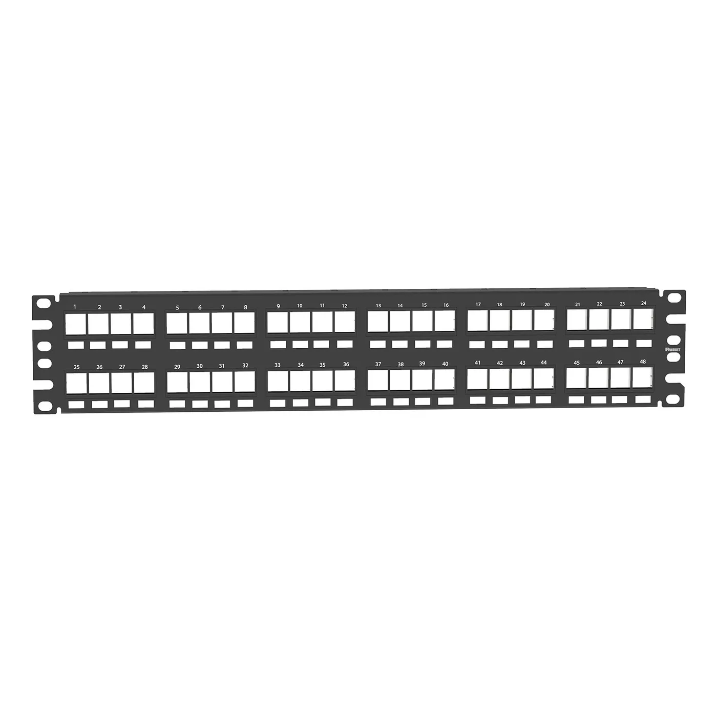 [021670] [NKPP48P] Panduit - Patch Panel Modular 48 Puertos 1 RU Negro