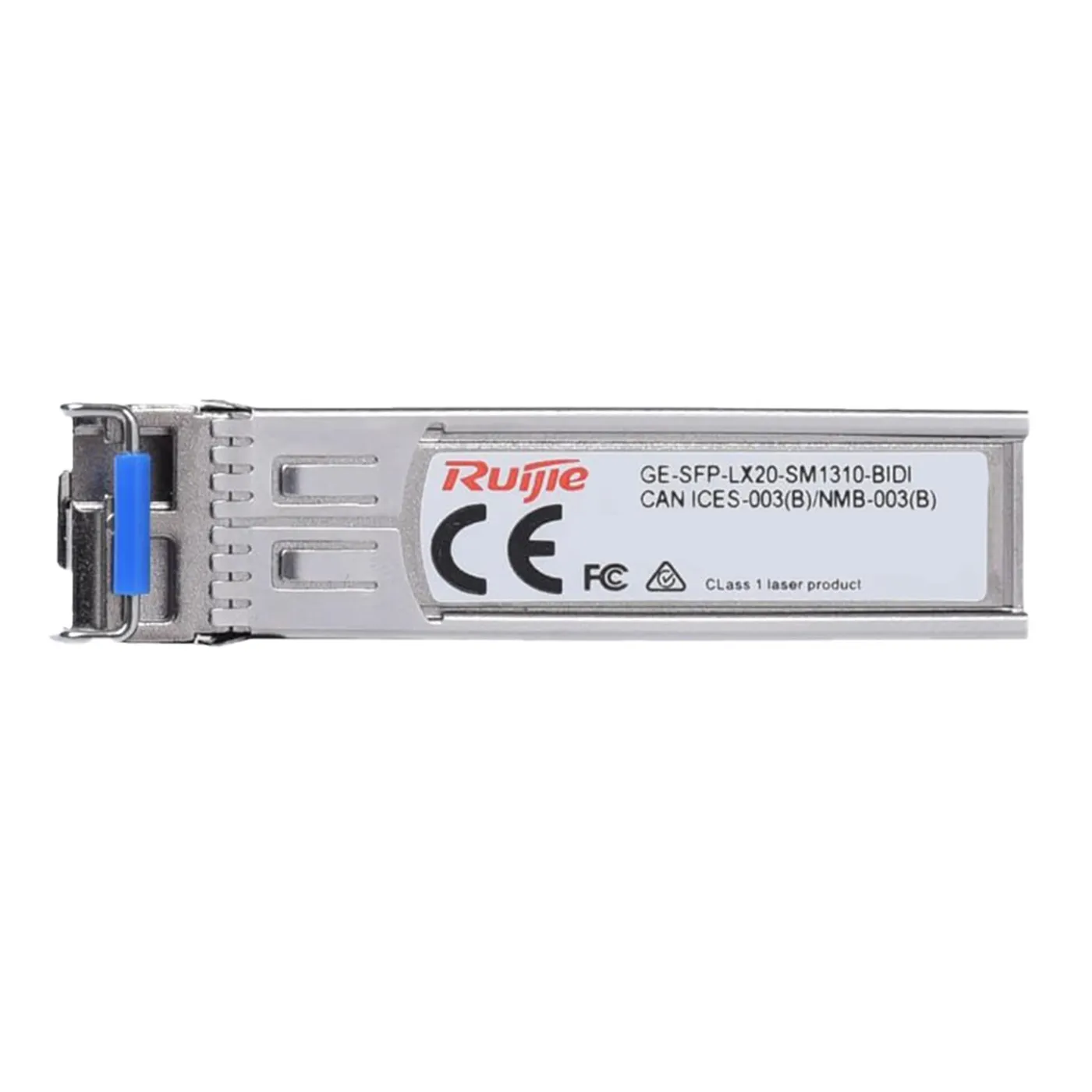 [021661] [GE-SFP-LX20-SM1310-BIDI] Ruijie/Reyee - SME Módulo Transceptor GE-SFP-LX20-SM1310-BIDI 1000BASE-LX SFP 1310nm-TX/1550nm-RX 20-km DDM Simplex LC SMF