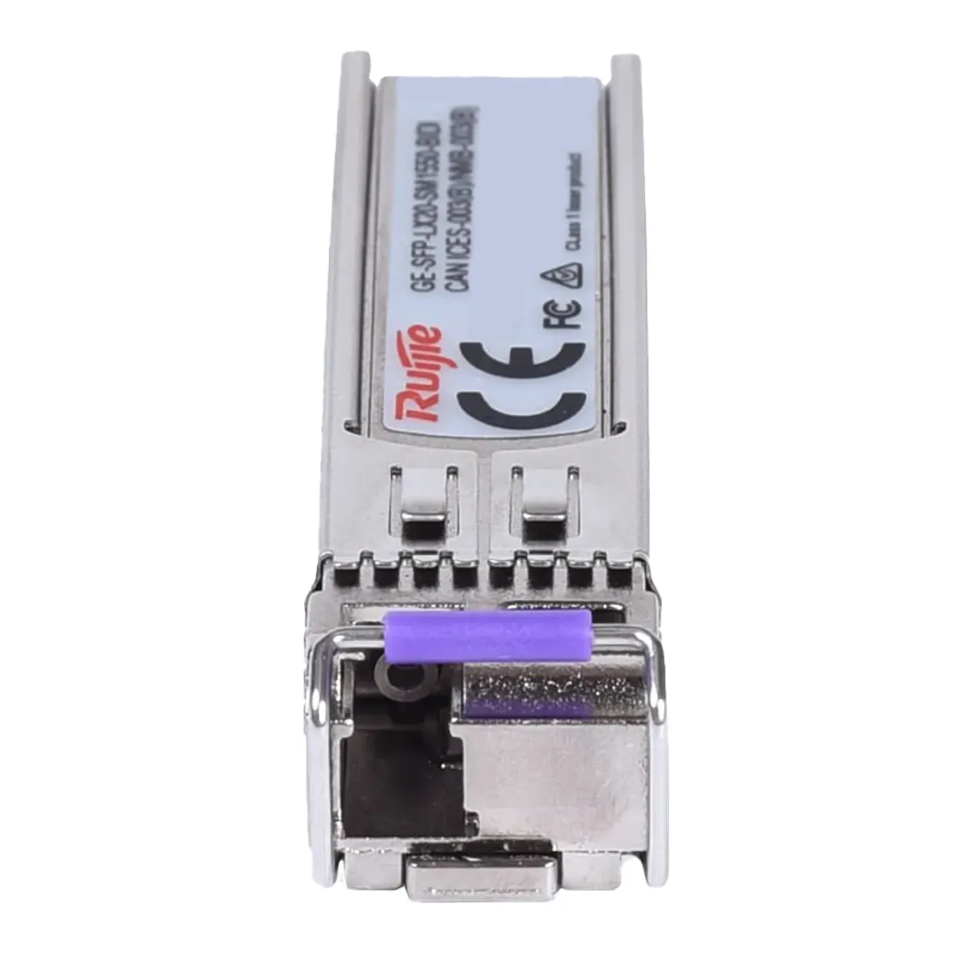 [021662] [GE-SFP-LX20-SM1550-BIDI] Ruijie/Reyee - SME Módulo Transceptor GE-SFP-LX20-SM1550-BIDI 1000BASE-LX SFP 1550nm-TX/1310nm-RX 20-km DDM Simplex LC SMF