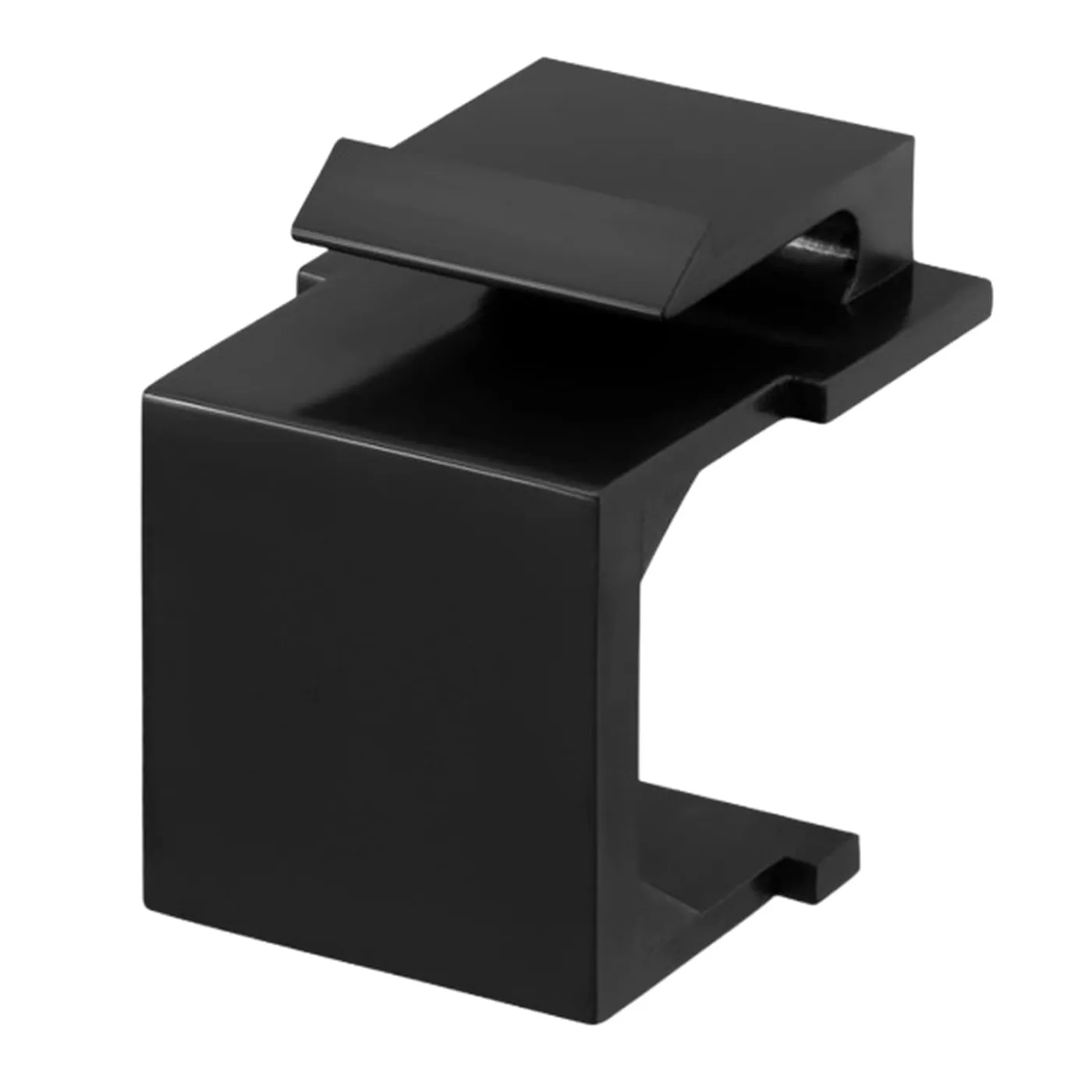 [021850] [WP-BLANKC] Wireplus - Tapa Ciega para Puerto de Patch Panel Modular [Negro]