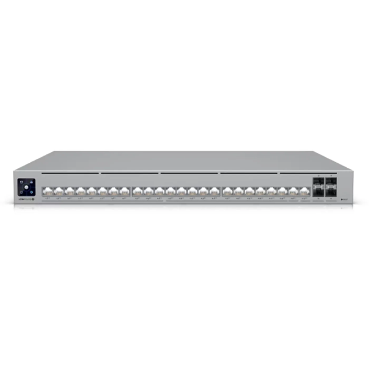 [021874] [USW-Pro-HD-24-PoE] Ubiquiti - Switch Pro HD UniFi Capa 3 24 Puertos Etherlighting POE++ 22 Puertos 2.5 GbE 2 Puertos 10GbE todos POE++ 4 Puertos 10G SFP+ 600W