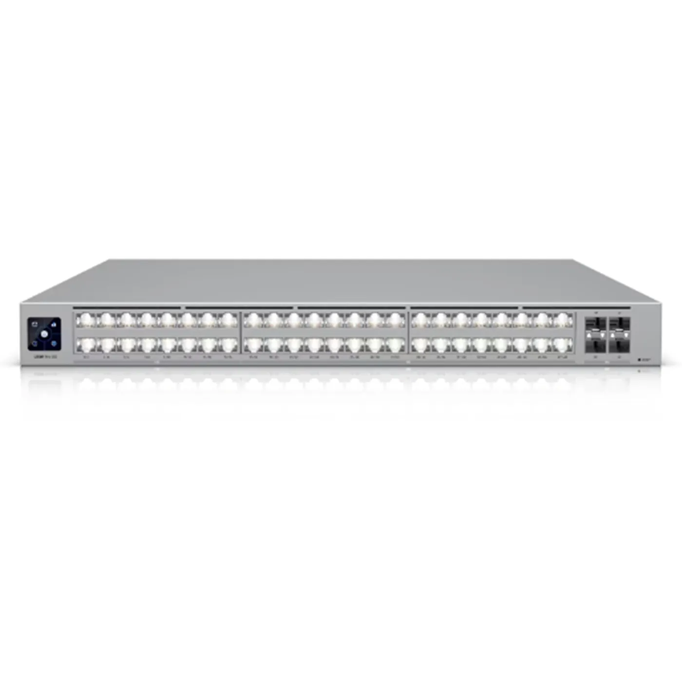 [021877] [USW-Pro-XG-48] Ubiquiti - Switch UniFi Capa 3 de 48 Puertos 16 Puertos 2.5 GbE 32 Puertos 10 GbE + 4 Puertos 25G SFP28 Pantalla Informativa