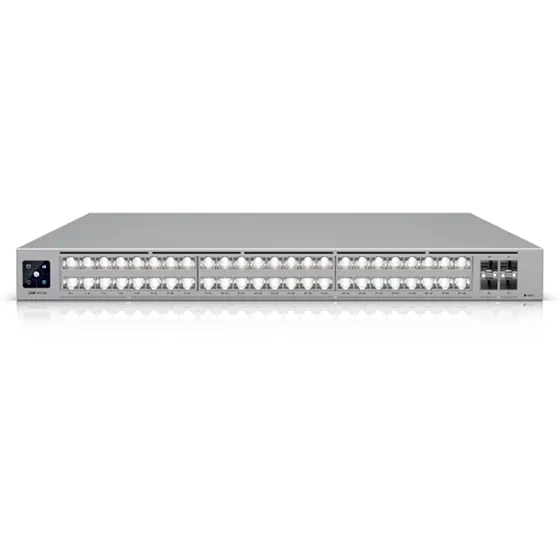 [021877] [USW-Pro-XG-48] Ubiquiti - Switch UniFi Capa 3 de 48 Puertos 16 Puertos 2.5 GbE 32 Puertos 10 GbE + 4 Puertos 25G SFP28 Pantalla Informativa