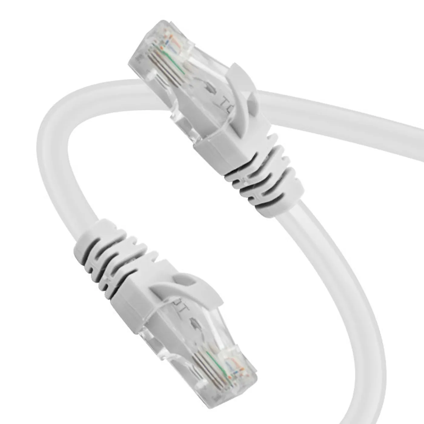 [021900] [LP-PCC61M-B] Wiretech - Patch Cord UTP -CCA- Blanco CAT6 (Categoria 6) 1 metro [Unidad]